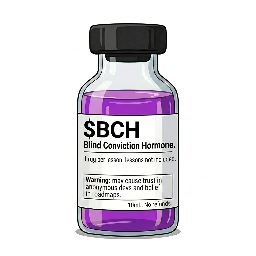 $BCH Blind Conviction Hormone bottle