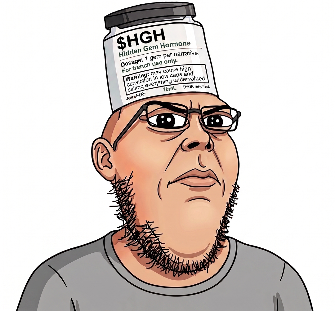 HGH patient wearing bottle cap